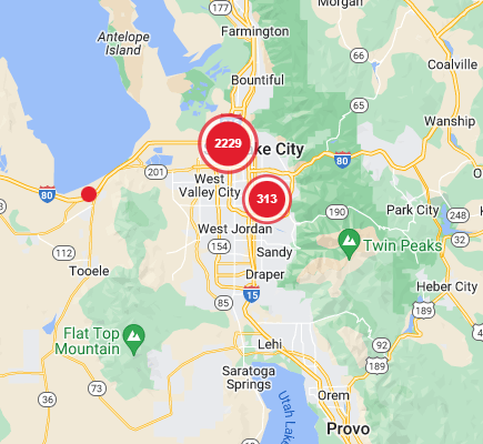 KSL5TV's tweet photo. WEATHER ALERT - Power outage. 
#kslweather #utwx https://t.co/GfCd8csA2P
