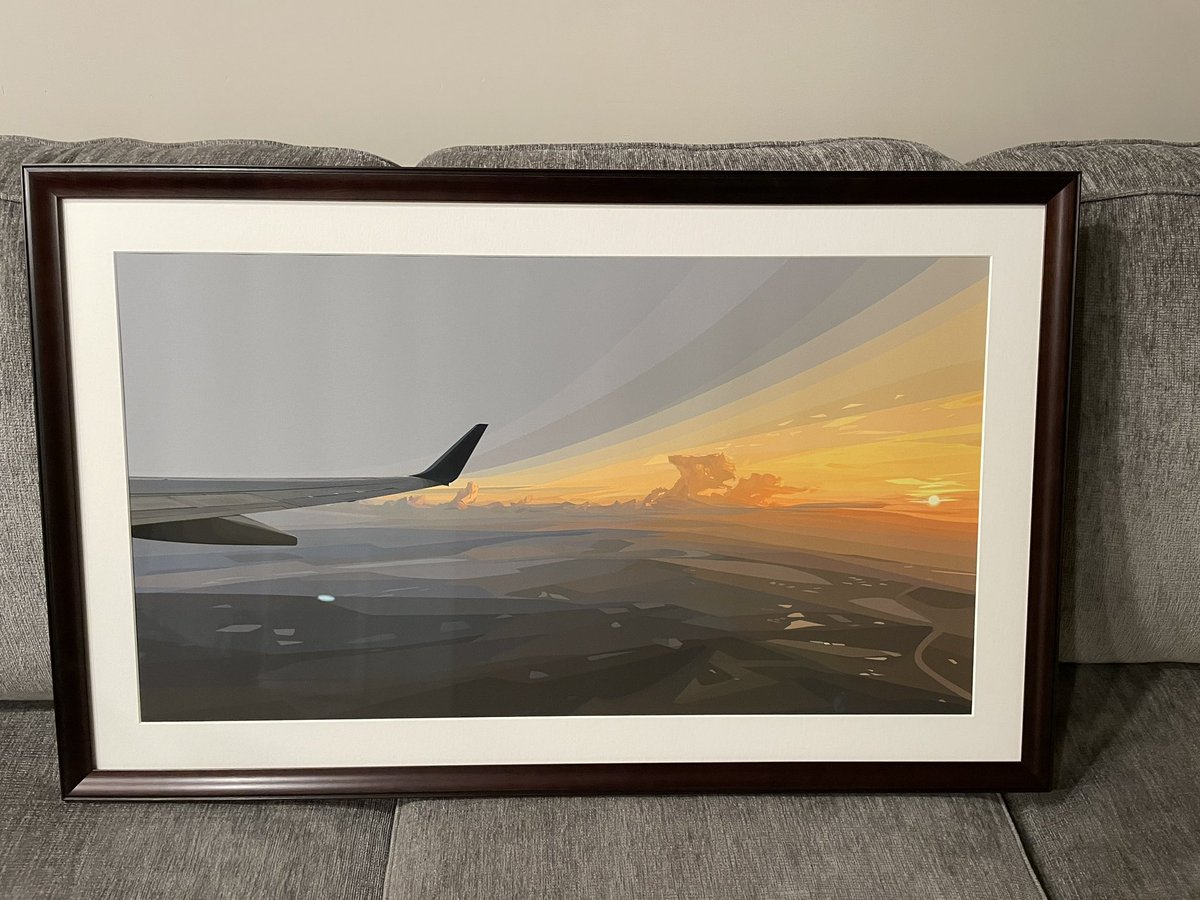 Dylblo420's tweet photo. So happy to see my @dylanwadefilm piece framed!🙌🏼 https://t.co/1dqwgbg0m5