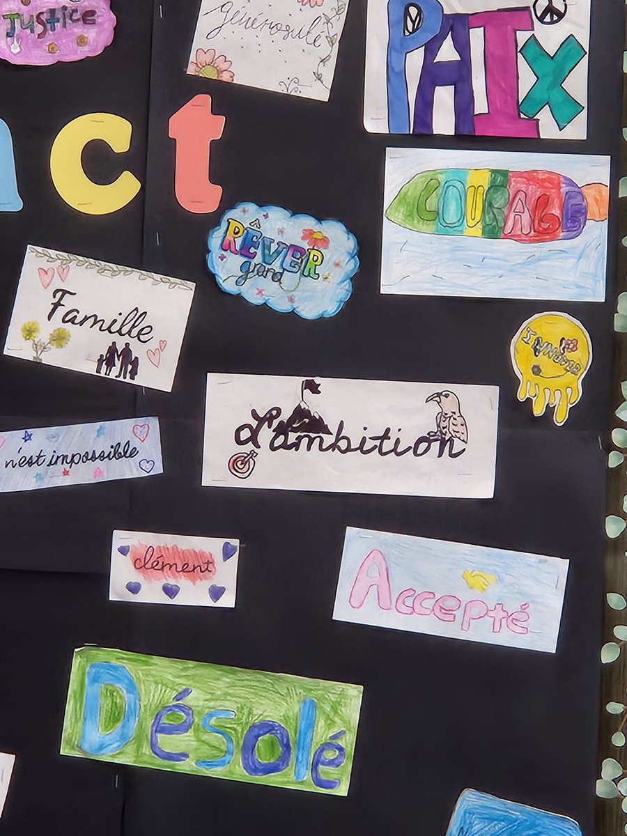In keeping with our school's message, 'What is our impact?', we discussed the power of a single word and the impact it can have on an individual or community. Great job 6-1FI/7-1F1! #frenchimmersion <a href="/DesmondHDSB/">Viola Desmond Public School</a>