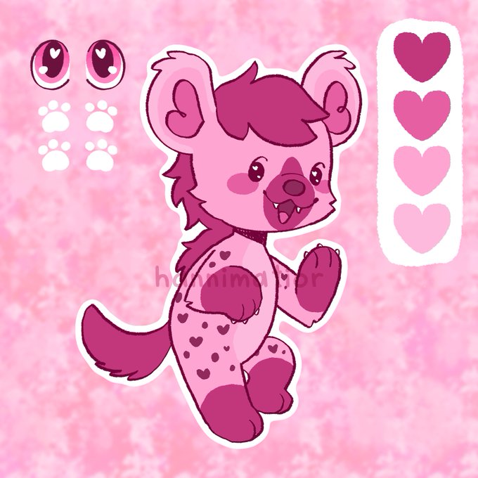 they'll each come with a little reference sheet like this! I'm really partial to the skunk and lynx so I might end up keeping them lol😭 will try to have these up this week! 