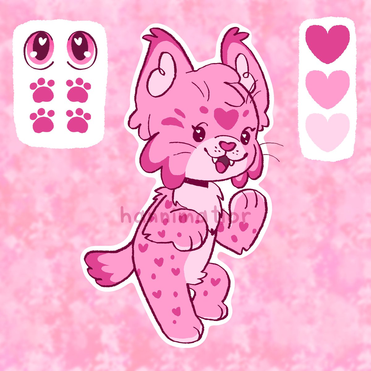 they'll each come with a little reference sheet like this! I'm really partial to the skunk and lynx so I might end up keeping them lol๐ญ will try to have these up this week!