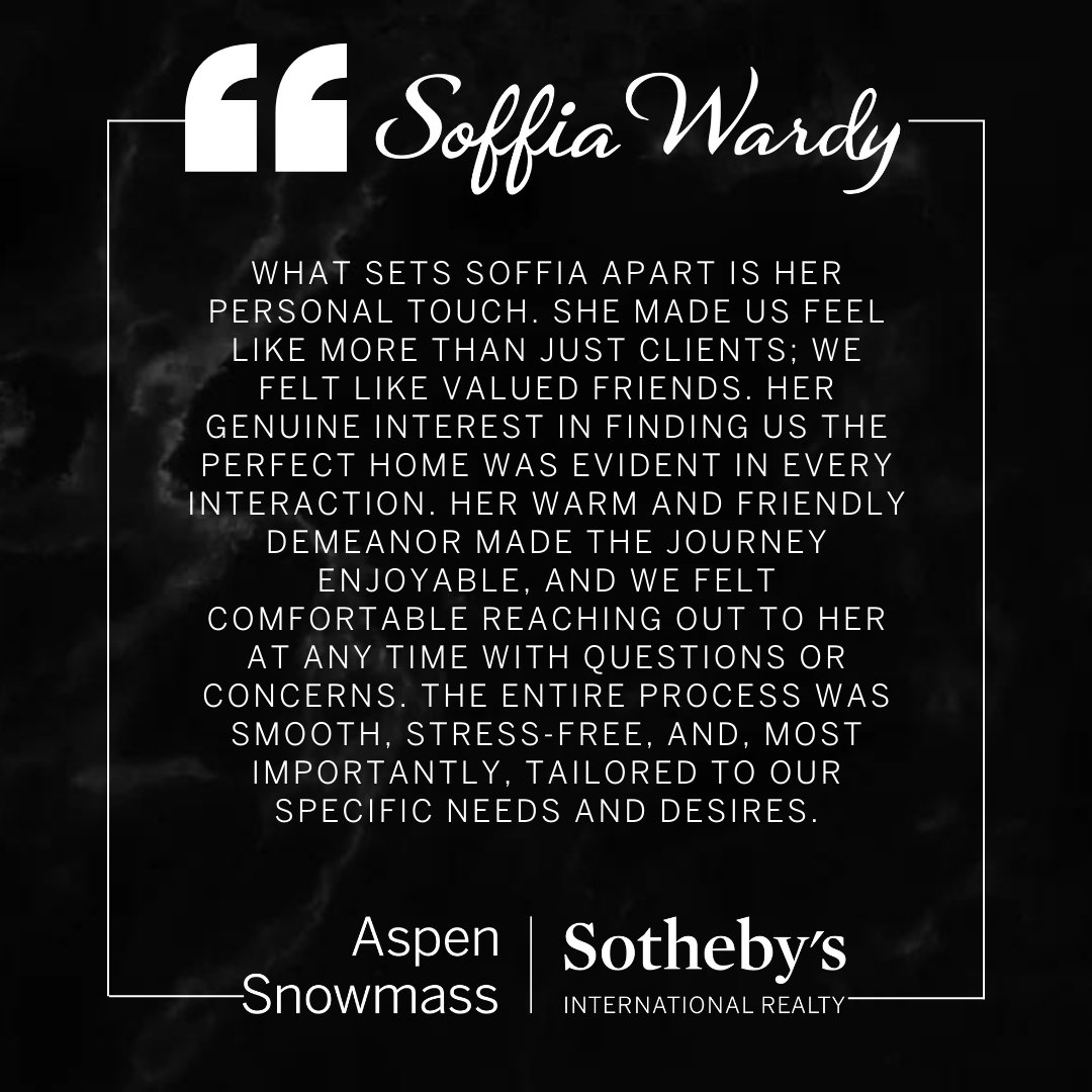 SoffiaWardy's tweet photo. 🌟 Deeply grateful for the glowing review from my discerning luxury real estate clients! At Soffia Wardy, service isn't just a word—it's my commitment to crafting unparalleled experiences. Your satisfaction defines my success, and I am honored to set new standards together. 🏠✨ https://t.co/By6r8FrBNN