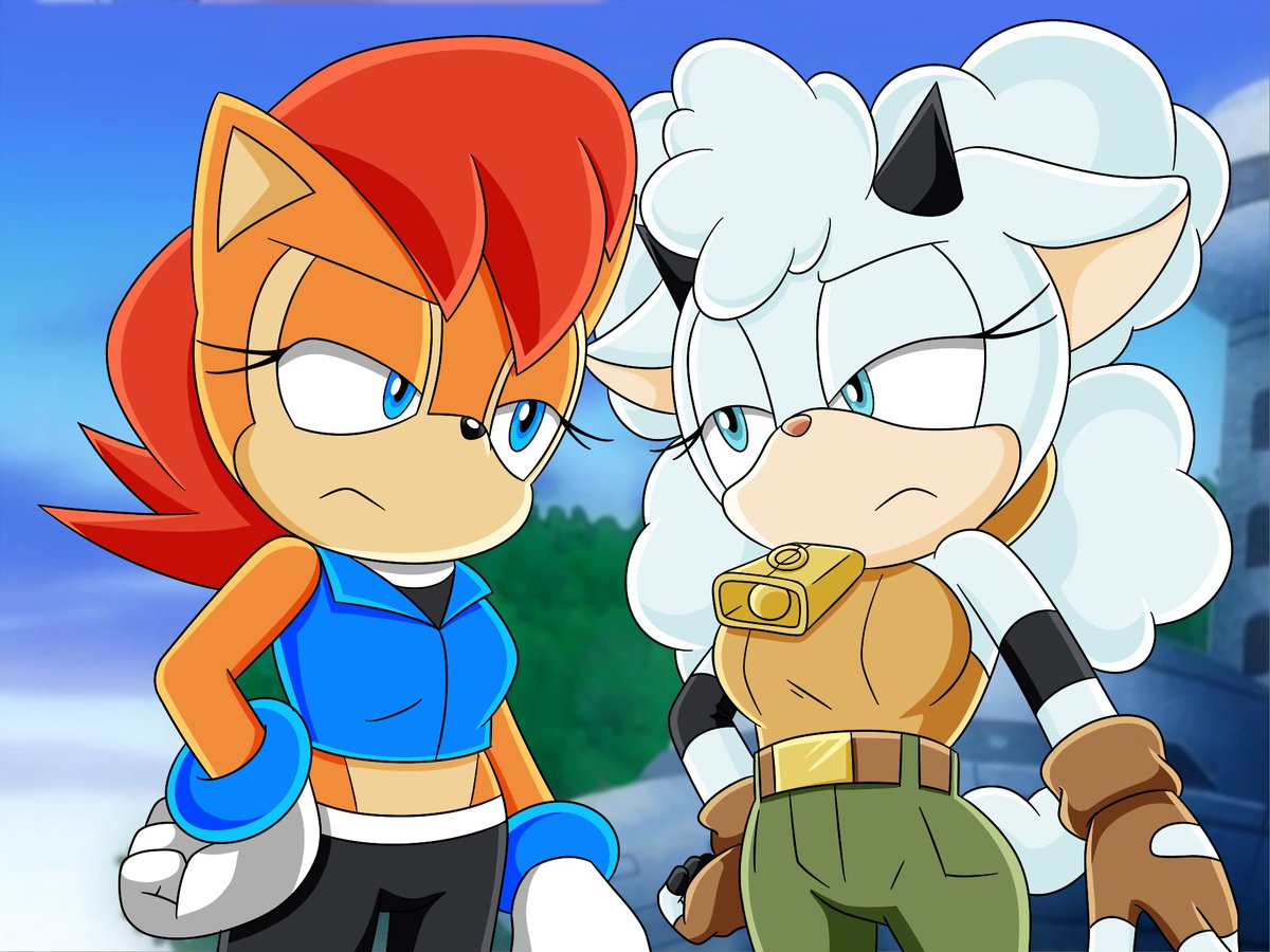Sonicguru_Dan's tweet photo. Two Leaders
a Sonic X redraw

#sonicart #SonicTheHedgehog #sonicx #sallyarcorn #lanolinthesheep https://t.co/5bWDZyAfVB