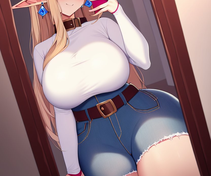 BlondeBovine's tweet photo. It's cold outside and Kaho is looking for one to keep her face warm~ Female and Futa butts who's going to help the elf out? #lewdrp #nsfwrp #MVRP #futarp https://t.co/s1nYvWoumi