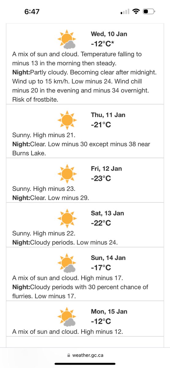 This week will be the first test for my new heat pump. I’ve been looking forward to seeing how it performs in the cold. The model I had installed is rated operate to -25C.