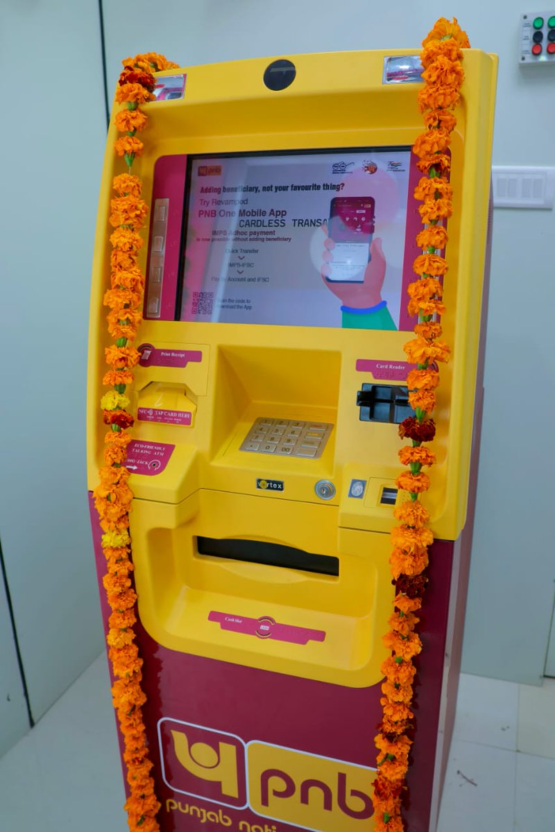 UPSIDA's tweet photo. CEO UPSIDA, Shri Mayur Maheshwari, unveils the new addition to convenience - the Punjab National Bank ATM at UPSIDA premises. Following the inauguration, a quick operational check was done to ensure seamless functionality.
#UPSIDA #UttarPradesh #CRM #ATM #industrial_area #PNB #investment