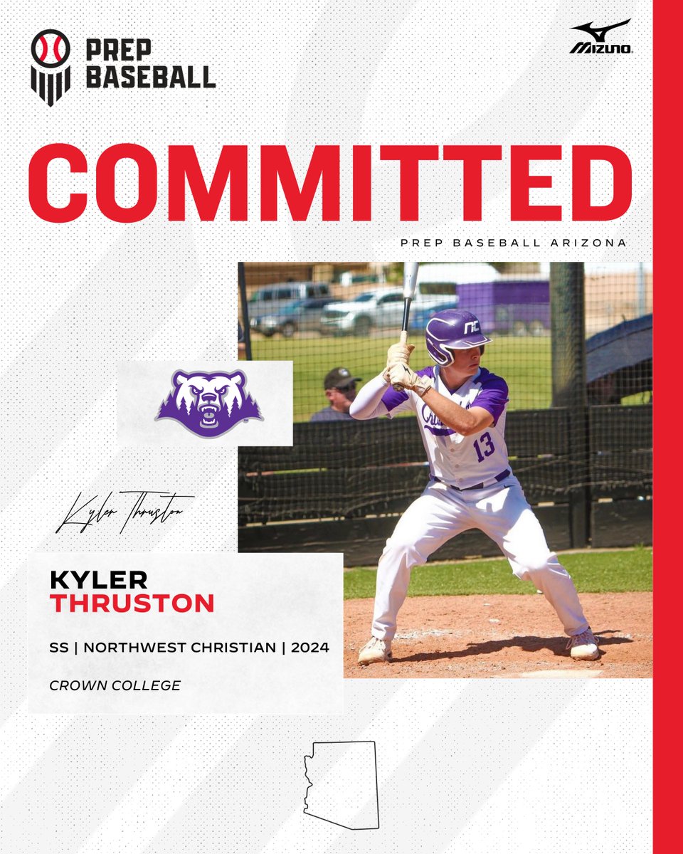Prep Baseball Arizona (@prepbaseballaz) on Twitter photo π¨ππππππππππ ππππππ¨
'24 SS Kyler Thruston (Northwest Christian) has announced his commitment to Crown College.
<a href="/kyler_thruston/">Kyler Thruston</a> || <a href="/CrownCollegeBB/">Crown Baseball</a> π¨ππππππππππ ππππππ¨
'24 SS Kyler Thruston (Northwest Christian) has announced his commitment to Crown College.
<a href="/kyler_thruston/">Kyler Thruston</a> || <a href="/CrownCollegeBB/">Crown Baseball</a>