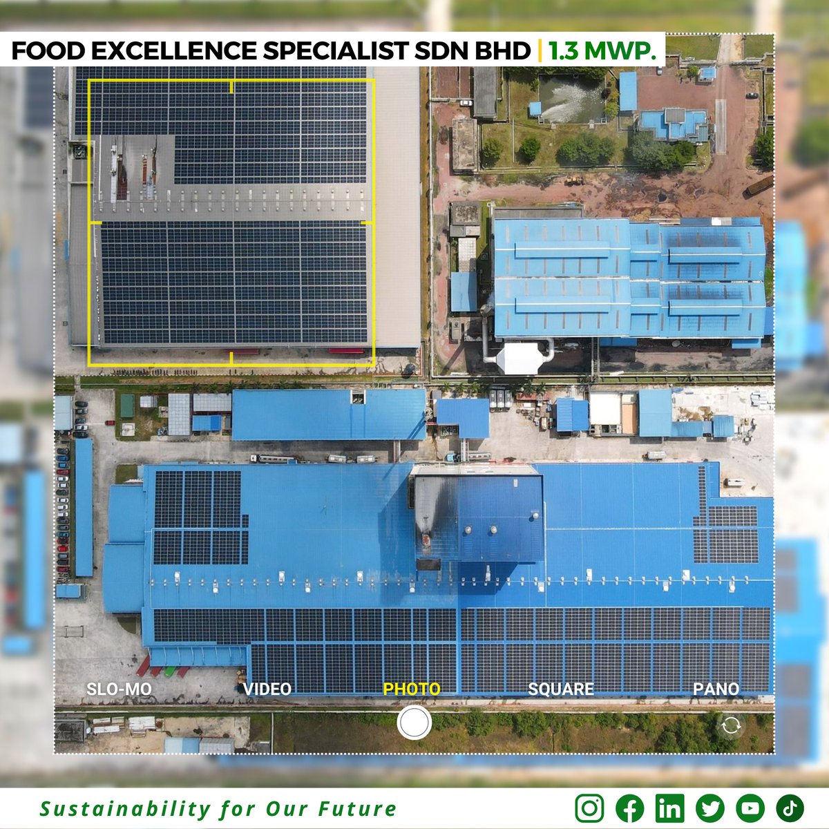 SamaidenGroup's tweet photo. 🎉𝐏𝐑𝐎𝐉𝐄𝐂𝐓 𝐂𝐎𝐌𝐏𝐋𝐄𝐓𝐄!🎉
Our project team has successfully completed another solar panel installation project, of an advanced 1.3 MWp solar photovoltaic (PV) system for our client, Food Excellence Specialist Sdn Bhd, situated in Pasir Gudang, Johor. https://t.co/uMQuE50oLa