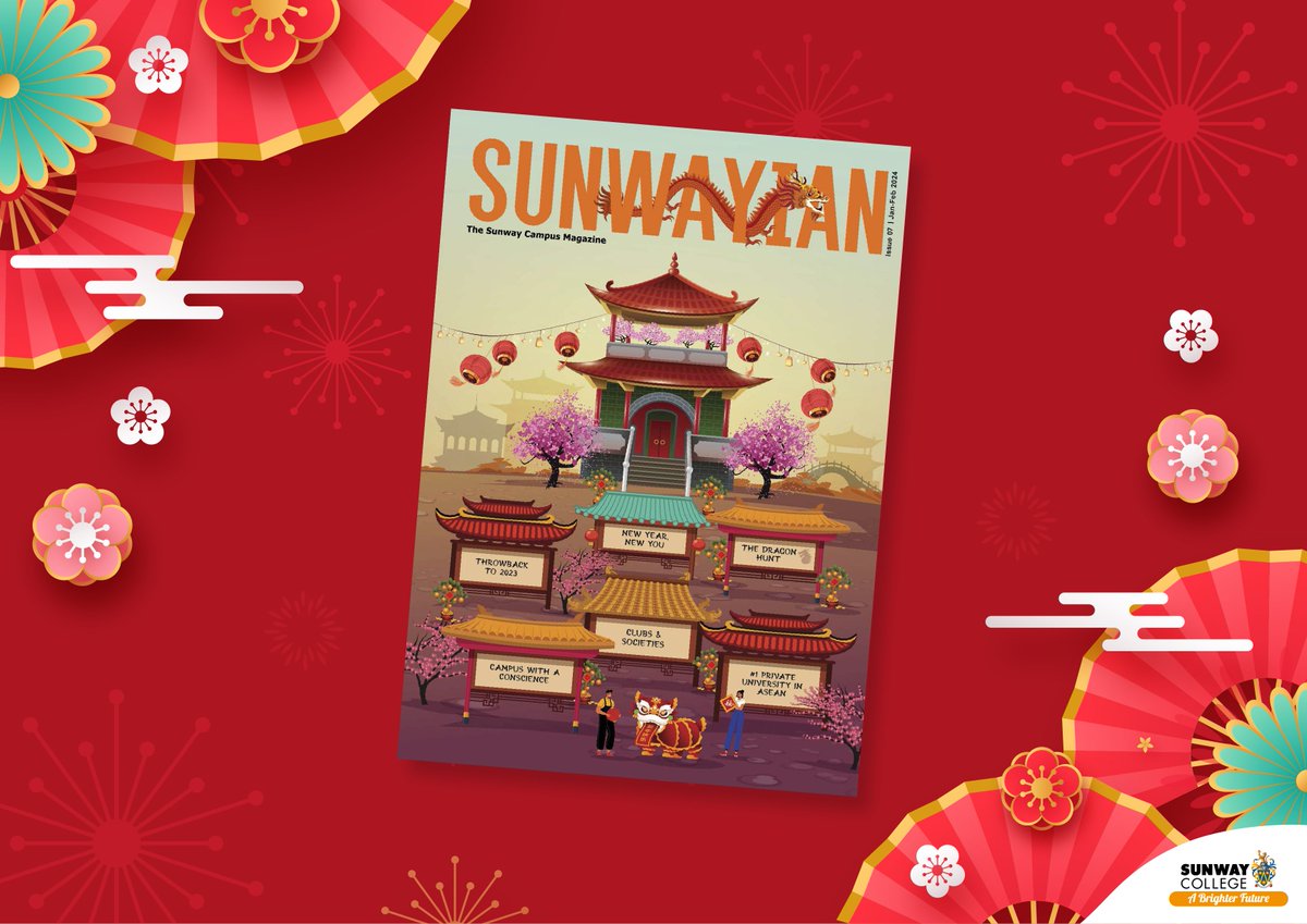 Calling all Sunwayians! 🐉✨

Can you spot the hidden dragons? Flip to page 26. 📖🔍

The latest #SunwayianMagazine online brings exciting new highlights from the #MostHappeningCampus and a chance to win some prizes! Submission deadline is 5 Feb.

#SunwayCollege #TheDragonHunt
