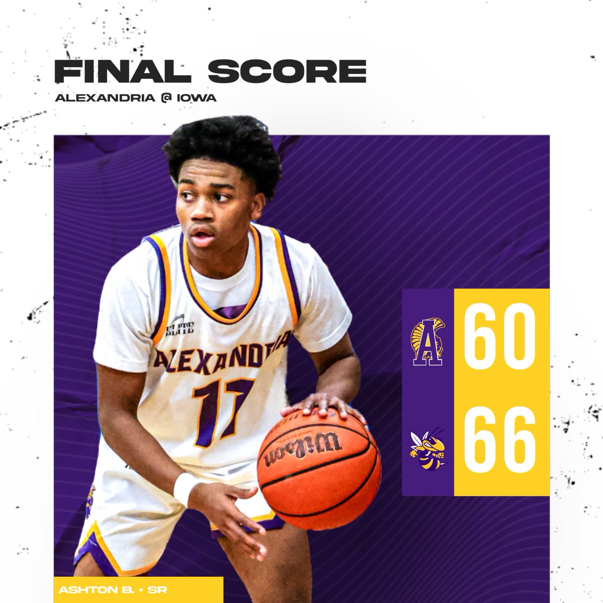 ASHSportsNET's tweet photo. Final | Alexandria 60 Iowa 66
The Trojans fall short on the road against the Iowa Yellow Jackets. They will be back at home on Thursday against Bunkie and Friday against district rival West Ouachita!
๐ธ: @Brothetiger
#ashtrojans #ashbasketball #TrojandomiNATION https://t.co/LJaUJUMPoU