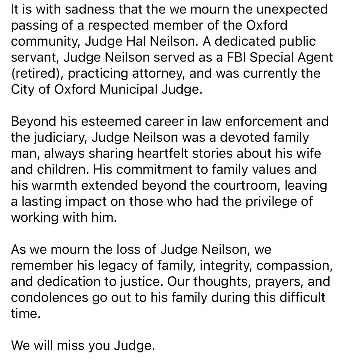 Oxford Police Department tweet media