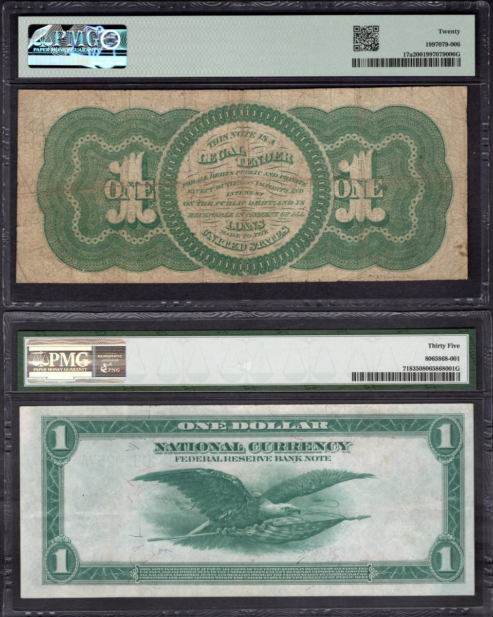 Dollar Bills

1862 $1 Legal Tender
1918 $1 Cleveland FRBN

#money #history #USA🇺🇸