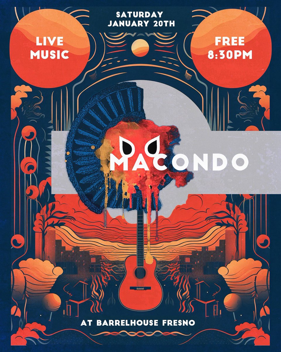 Macondo_Band's tweet photo. Ay los vemos en @BarrelHouseBeer en Fresno cabrones! https://t.co/Is0Dw7LCzN
