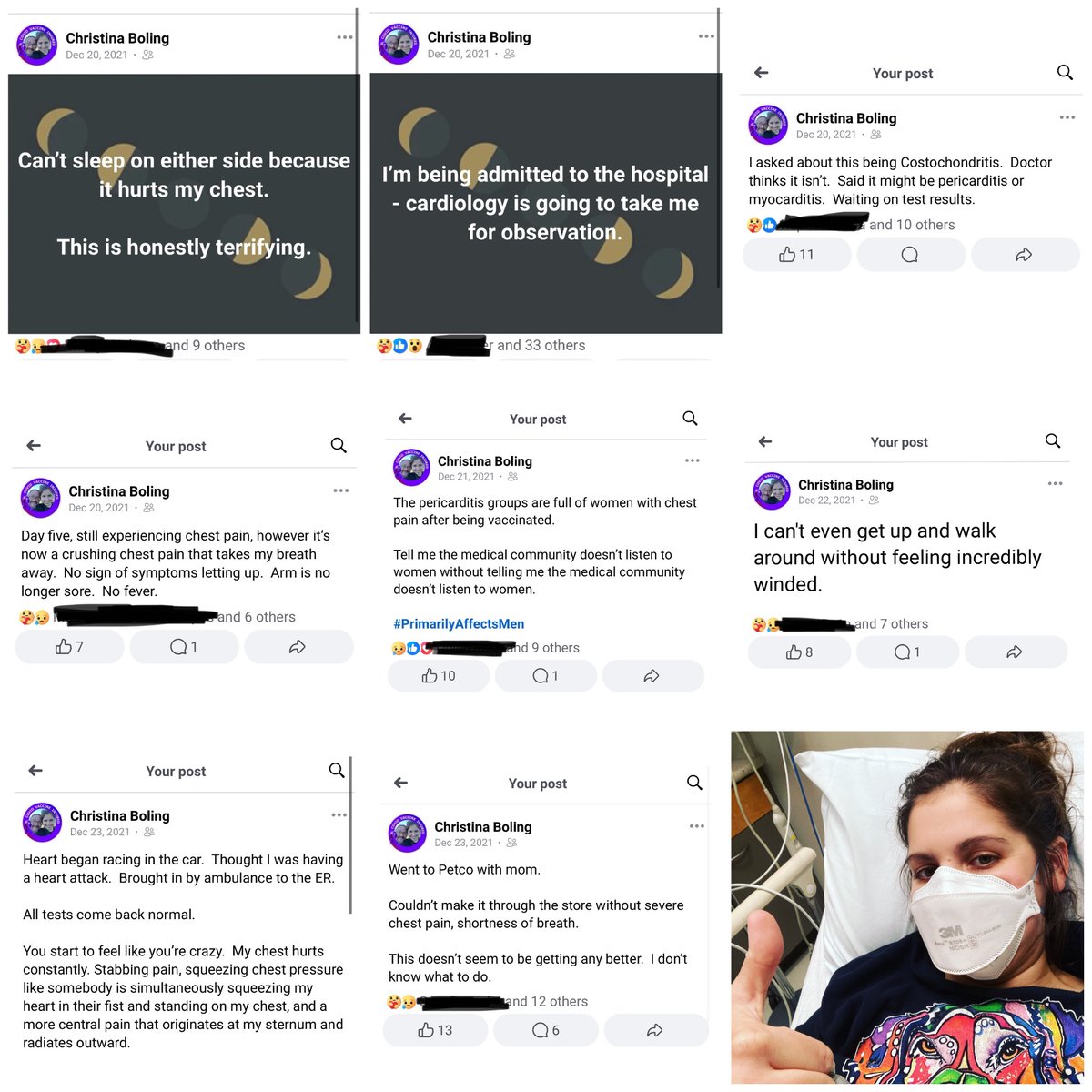 “How do you know the Covid vaccine is what caused your illness?  Correlation doesn’t equal causation!”

#CovidVaccines #vaccineinjuries #VaccineSideEffects