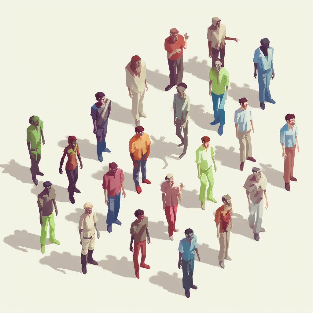 deresjot's tweet photo. Midjourney Pormpt "a series of [zombies] are shown in isometric fashion, in the style of small brushstrokes, white background, simple colors, casts of spaces, simple colors --v 5.2" https://t.co/MD1Z2sufmF