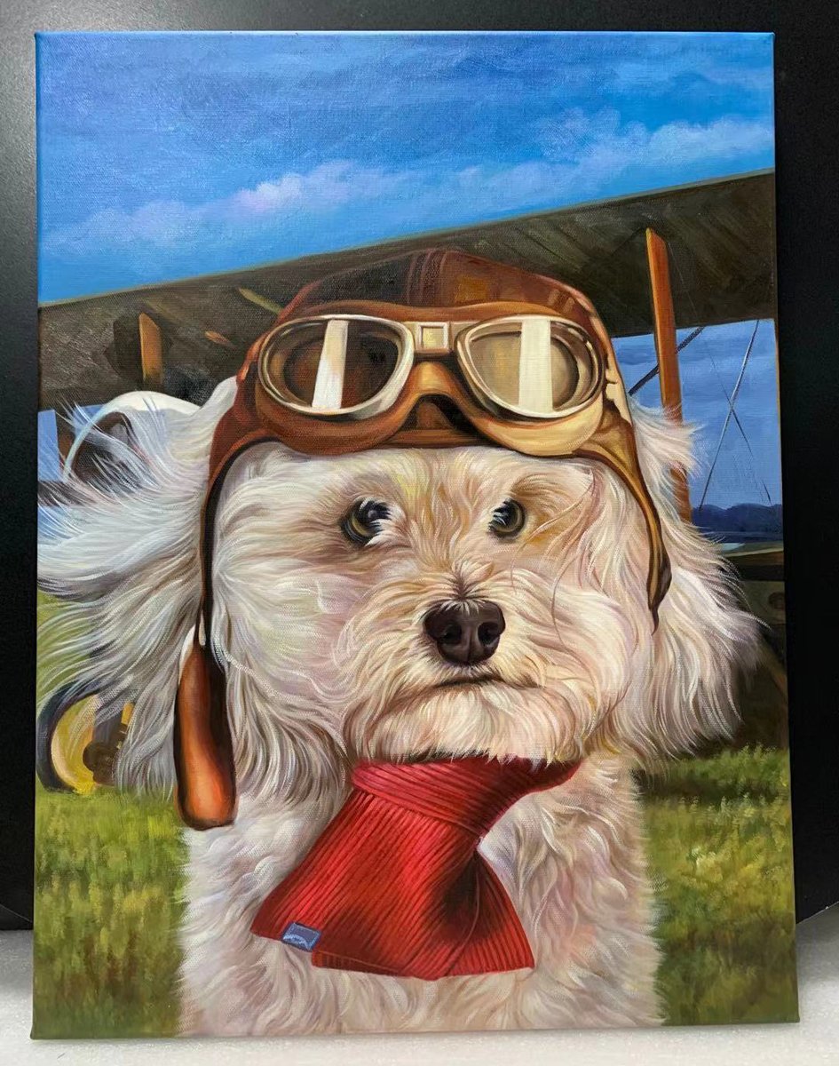 Splendid_Beast's tweet photo. The Pilot, a true intrepid explorer 👨‍✈️🛩 Send us a DM or email if you'd like to commission your own pilot painting!
.
.
.
.
.
#splendidbeast #oiloncanvas #paintings #oilpaint #dogpainting #dog_feature #dogoftheday #dogportrait #dogart #dogartwork #petpainting #petpaintings https://t.co/NpBdX2QKMH