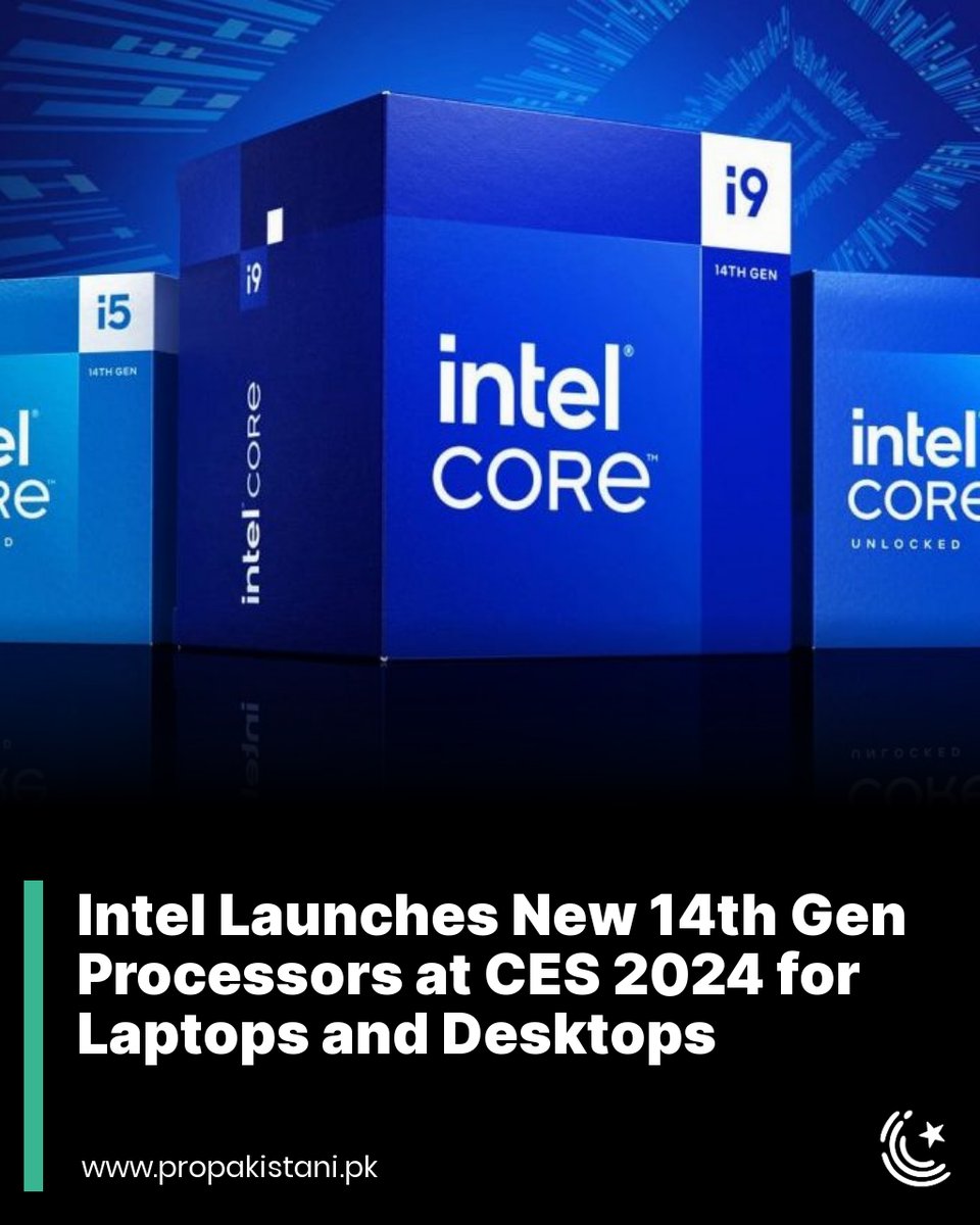 ProPakistaniPK's tweet photo. While the desktop variants are already available, the mobile counterparts will debut in the coming weeks through leading notebook manufacturers.
Read More: https://t.co/uF7aBfxlVg
#Intel #Intel14thGen #14thGenCoreProcessors #IntelCoreProcessors #MeteorLake https://t.co/hnxV7UrzSf