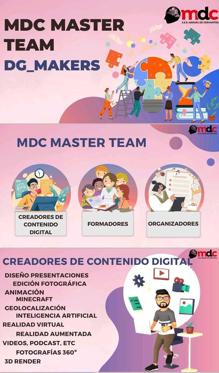 IESMdCervantes's tweet photo. ¡🚀 Emocionante noticia! En el @IESMdCervantes estamos dando vida a un proyecto innovador para digitalizar nuestro patrimonio histórico. ¡Bienvenidos al MDC MASTER TEAM! 💻🔍 #InnovaciónEducativa #EquipoDigital #MDCMasterTeam @Educarm @IesAlcantara @ProgramasRM #MdC_onfire https://t.co/XTZ417ueEd