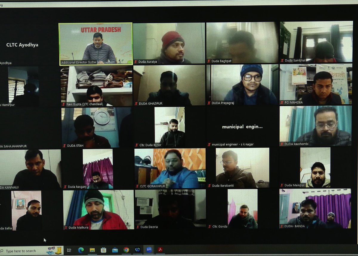 SUDA_UP's tweet image. Today, the Additional Director chaired a review meeting regarding #PMAYU, with the participation of CLTCs and SLTCs. The Additional Director instructed all CLTCs to submit data as soon as possible.

#PMAYUrban #HomeForAll #HousingForAll #SUDA #UttarPradesh