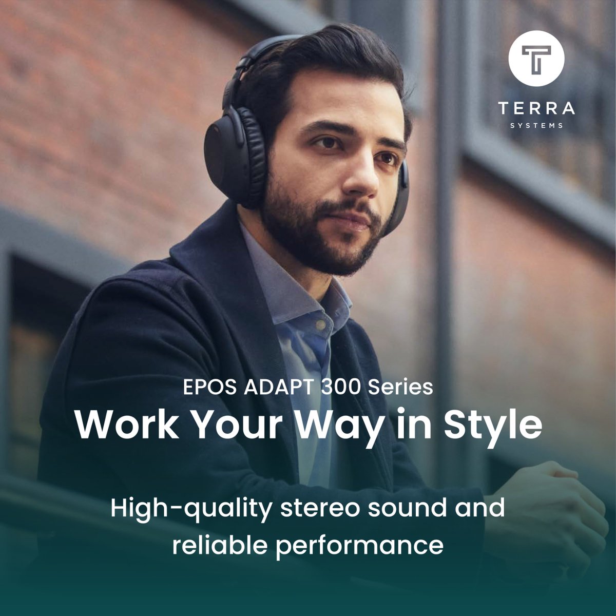 Terra_Systems's tweet photo. Elevate your focus with EPOS ADAPT 300 and ADAPT 360! 🎧 Embrace the power of Active Noise Cancellation for a distraction-free workspace, ensuring optimal concentration in bustling offices and boosting productivity on the go. 🚀 #Terrasystems #Audiovisual #stereosound #EPOS https://t.co/MZV82cKNSU