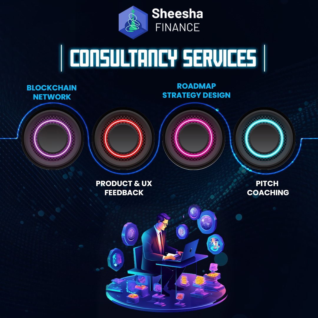 Navigating the #digital frontier with #expert consultancy: Blockchain brilliance, seamless UX feedback, strategic roadmap design, pitch-perfect coaching. Join us on the cutting edge! #sheesha #sheeshafinance #Consultancy #Blockchain #coaching #startups #Entrepreneur #developers