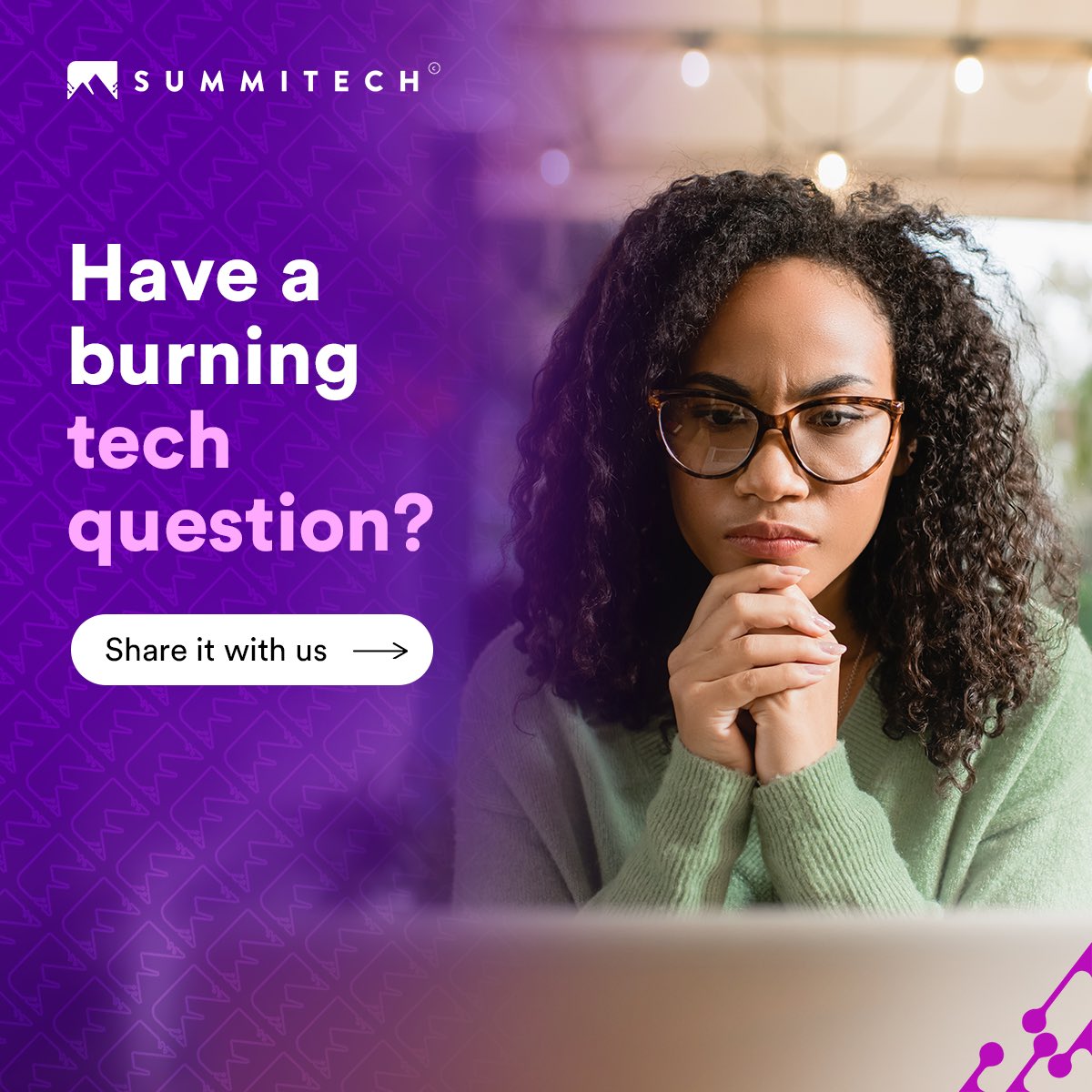 MoniwaveHQ's tweet image. Our team is happy to answer any questions regarding tech and the various services we offer at all times.

Kindly leave a comment below or send a DM.

#questions #qanda #techquestions #techhelp #technology #summitech