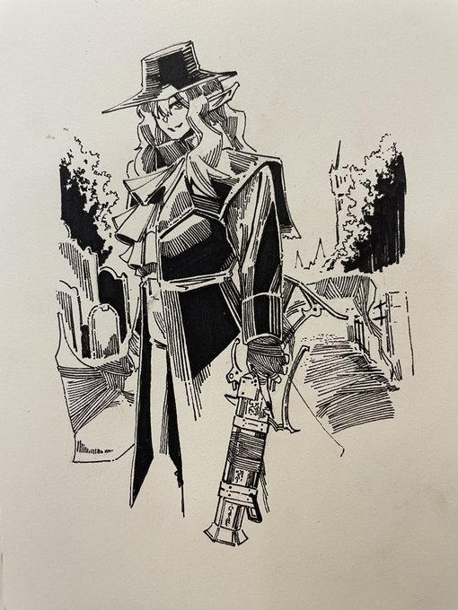 I am glad that I have the patience to actually finish a paper drawing like this 