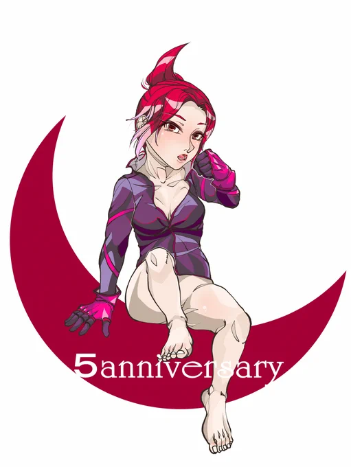 周年だったの忘れてた。なんも描いてなかったので再掲で。安心してください。穿いてません。#ケムリクサ 