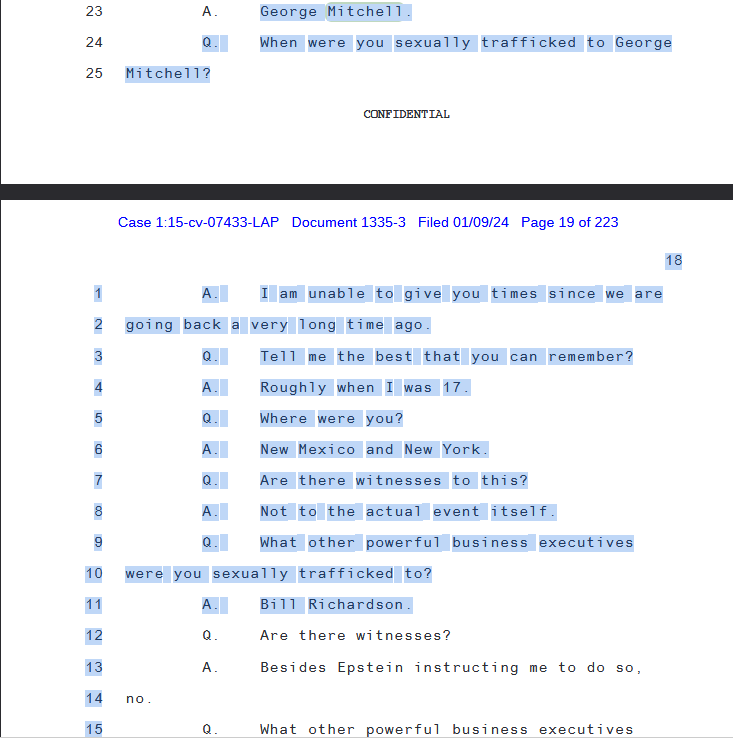 FLAHUSTLA's tweet photo. #US #Senator #GeorgeMitchell implicated in the #Epstein sex trafficking. drop #9 https://t.co/qAZNl6oKR6