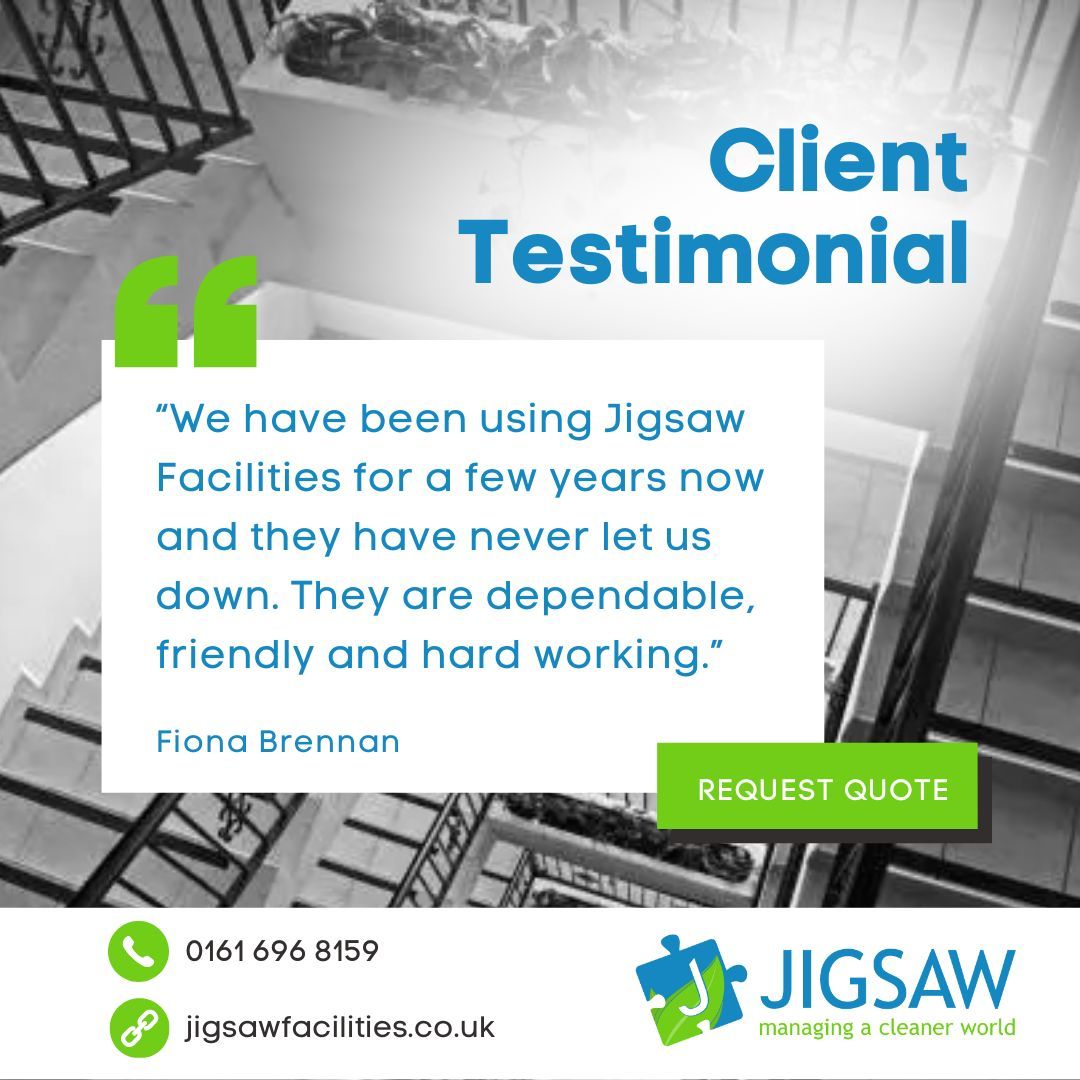 Cheers to another outstanding client testimonial! 🤩

We love hearing your feedback, why not contact us today to see how we can assist you?

buff.ly/3HpytnB

#professionalcleaning #cleaning #officecleaning #commercialcleaning #cleaningservices