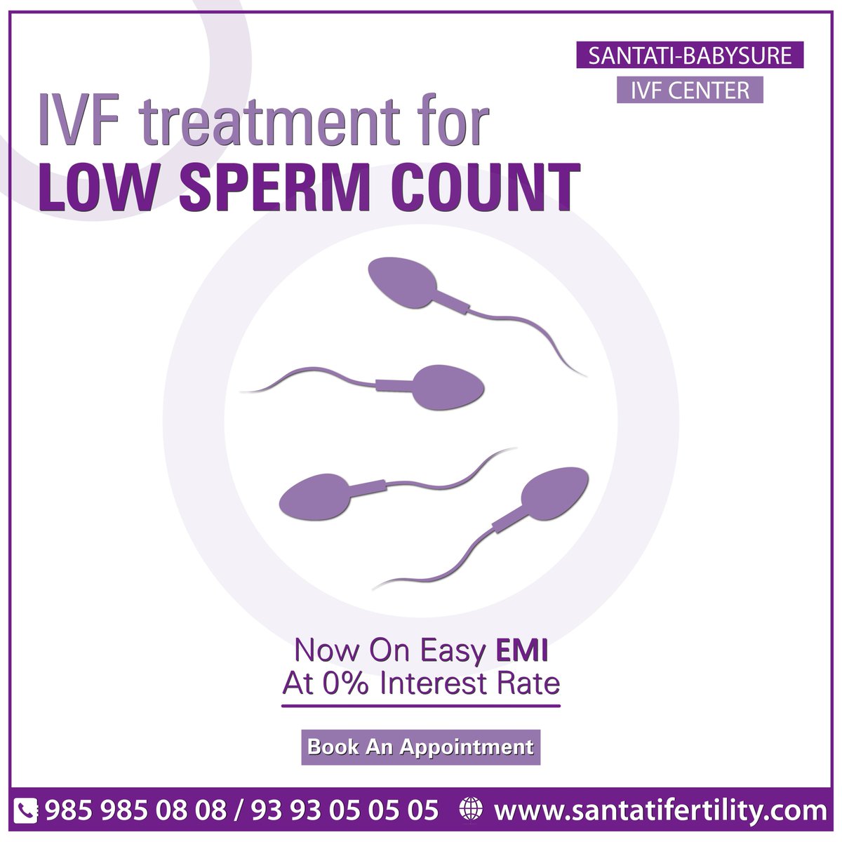santatiIVF's tweet photo. IVF treatment for Low Sperm Count now on easy EMI at 0% interest rate.
For more information visit - https://t.co/zOSUiltdgJ
or Call us on +91 985 985 08 08

#IVFClinic #IVFTreatment #FertilityTreatment #IVFSpecialist #IVFDoctors #ivfsuccess #oocyte #oocytefreezin #fibroiduterus https://t.co/Vjn7Uqswnm