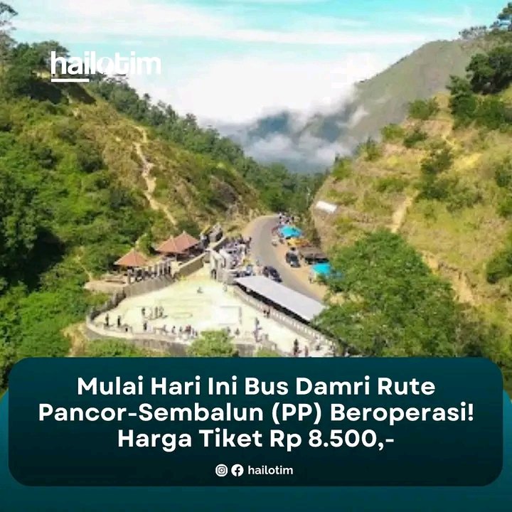 Saat ini sdang masa ujcoba dg hrga tiket Rp 8.500,-
Hrga tiket normal nantinya di kisaran Rp 20.000-25.000,-
Frekuensi pembrangktan 2 kali Pagi dan 2 kali Siang. Brangkat dari Terminal Pancor (pool Damri)
Selengkapnya bisa langsung cek ke Terminal Pancor ya! 
sumber: IG @hailotim