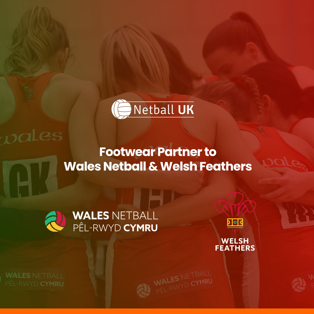 We're excited for the @WalesNetball_ v @UgandaNetball Test Series which starts this evening 🏴󠁧󠁢󠁷󠁬󠁳󠁿🇺🇬 We're proud to be Footwear Partner to Welsh Feathers and can't wait to see them against the She Cranes later in the first of 3️⃣ games - today (7pm), Friday (7pm) & Saturday (4pm) 🤩