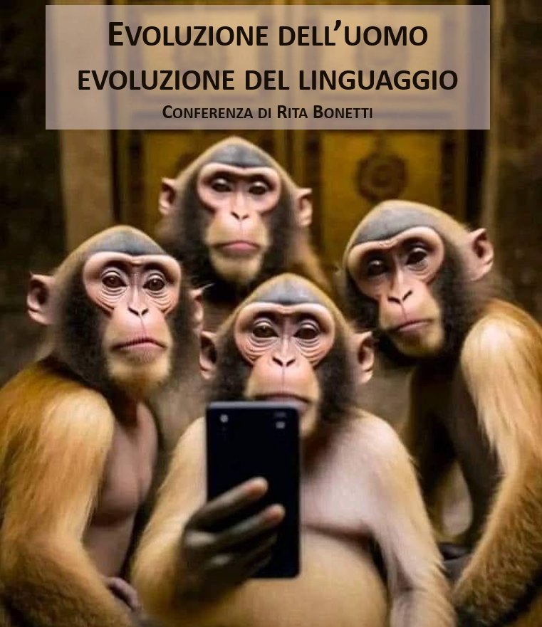 GSB_USB's tweet photo. EVOLUZIONE DELL'UOMO EVOLUZIONE DEL LINGUAGGIO
 Il linguaggio è frutto di un lungo processo evolutivo o emanazione  culturale di Homo sapiens o altro?

Museo della Preistoria Luigi Donini  Via F.lli Canova 49  S. Lazzaro di Savena                    SABATO 13 GENNAIO, ORE 16.30 https://t.co/xZN65XIfnk