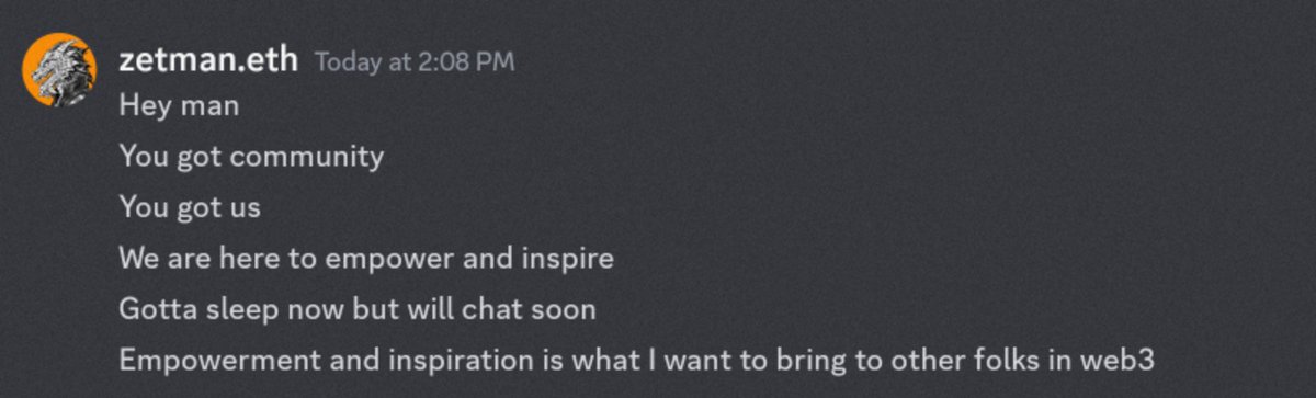 This man, <a href="/zetman_eth/">zetman.bnb</a> is simply amazing. 
His vision, his attitude, his skillsets, his leadership, everything is on an unbelievable level.
Getting know him is my greatest achievement in 2024. I hope I can contribute more him, and his amazing @inkonbtc community.
#getINKed