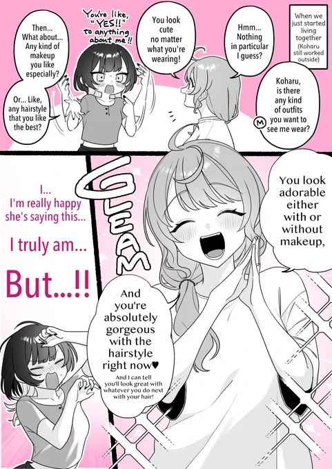 Apron Over Nothing

Next pages ⏬
【FANBOX】https://t.co/RS3ueKNejh

#小春と湊 #KoharuAndMinato

 ( English Translation by @TLchan_XOXO ) 