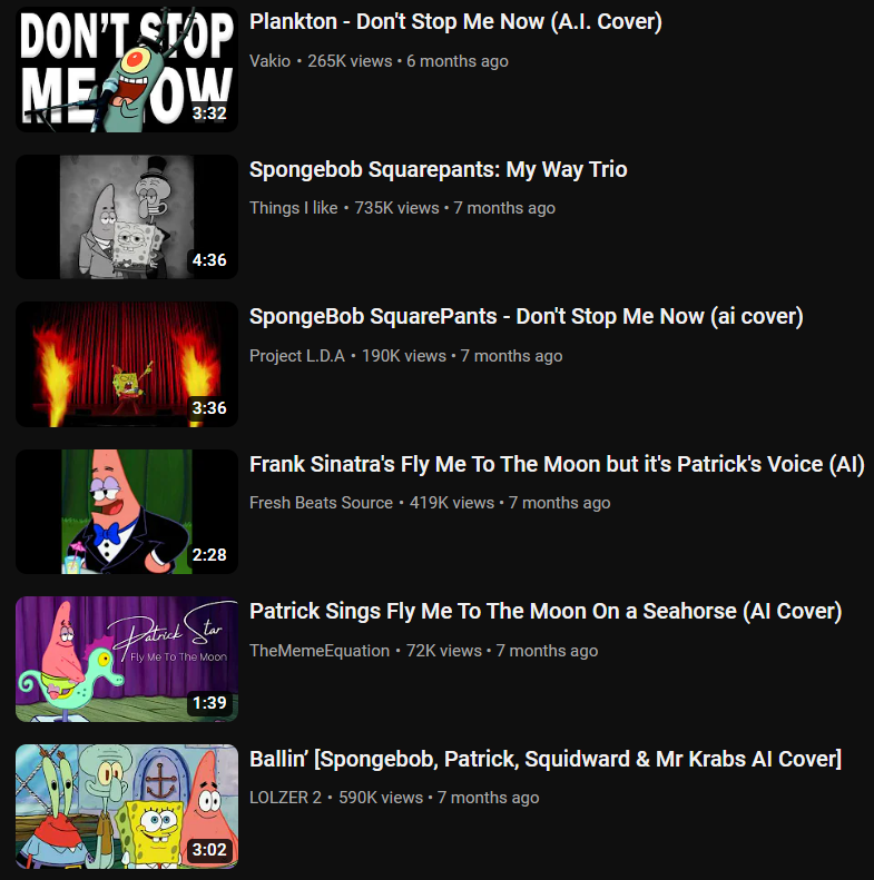 You know, given SAG-AFTRA's spineless betrayal reminding everyone how awful AI-generated content is, here's a reminder that these types of videos also suck, and that they don't get enough hate.