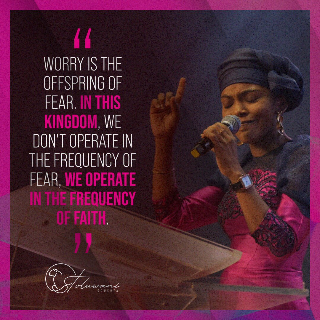 Toluwaniodukoya's tweet photo. Let this be your stand; This YEAR I WILL operate in FAITH. I will not worry. My Father knows! I will not be afraid. Over what I will eat, what I will drink, what I will wear, school fees, and rent, this year I choose Faith over fear!

#pastortoluwani #pastortoluwaniteachings #extracts #promiseoftheweek #sundayservice🙏🏿