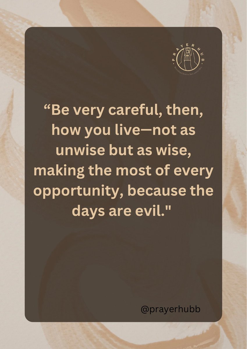 Logosgeneration's tweet photo. Let's live wisely, making the most of every opportunity, guided by the Holy Spirit present in us✨
#BibleStudy #prayerhub #Wisdom https://t.co/nfUS0Dg6sp