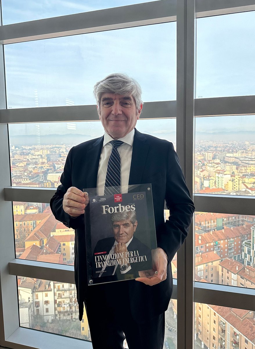 MaireGroup's tweet photo. 🏆 Our CEO Alessandro Bernini bags the prestigious Industry Award at Forbes CEO Awards 2023

Ending 2023 on a high, our CEO Alessandro Bernini has been recognized at @ForbesItalia CEO Italian Awards . What a way to showcase how MAIRE truly is Home to those who #MakeToInspire. https://t.co/01OQKFe5wM