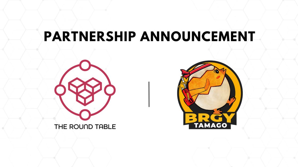 The Round Table is delighted to announce its partnership with <a href="/BRGYTamago/">BRGY Tamago</a>, an alliance of content creators &amp; crypto influencers in the Philippines. 

As a proud partner of BRGY TAMAGO, TRT is committed to helping the projects they support &amp; develop their community effectively.