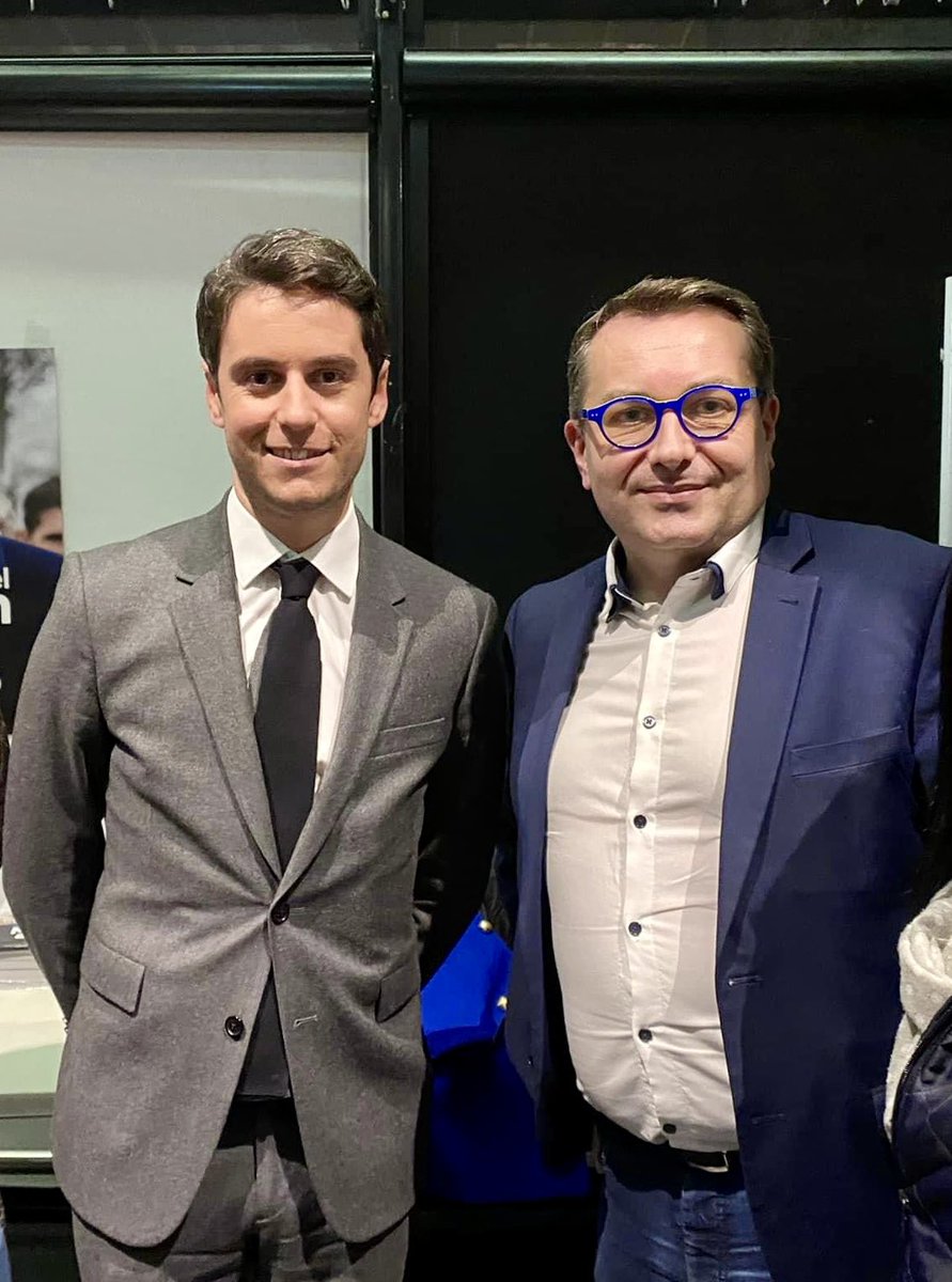 PhilippeMoine's tweet photo. Félicitations à @GabrielAttal pour sa nomination en tant que 1er Ministre du @gouvernementFR Les défis sont importants, souhaitons lui de les relever avec succès, pour la France et les français, particulièrement ceux de nos villes populaires https://t.co/OhgH7fOZaM