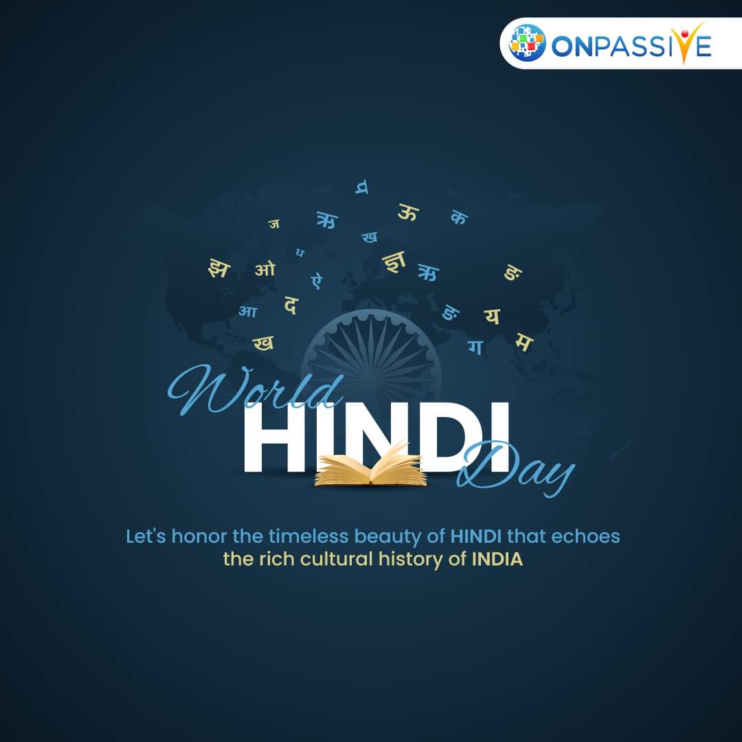 Im_OP_Founder's tweet photo. Celebrate the timeless beauty of Hindi, a language that resonates with the echoes of India's cultural heritage. Happy World Hindi Day!

Ragister Here To Access New Internet Journey: https://t.co/dZIk73cfpv

#ONPASSIVE #ONPASSIVEAI #WorldHindiDay #LanguageCelebration https://t.co/Wcx3476Zmy