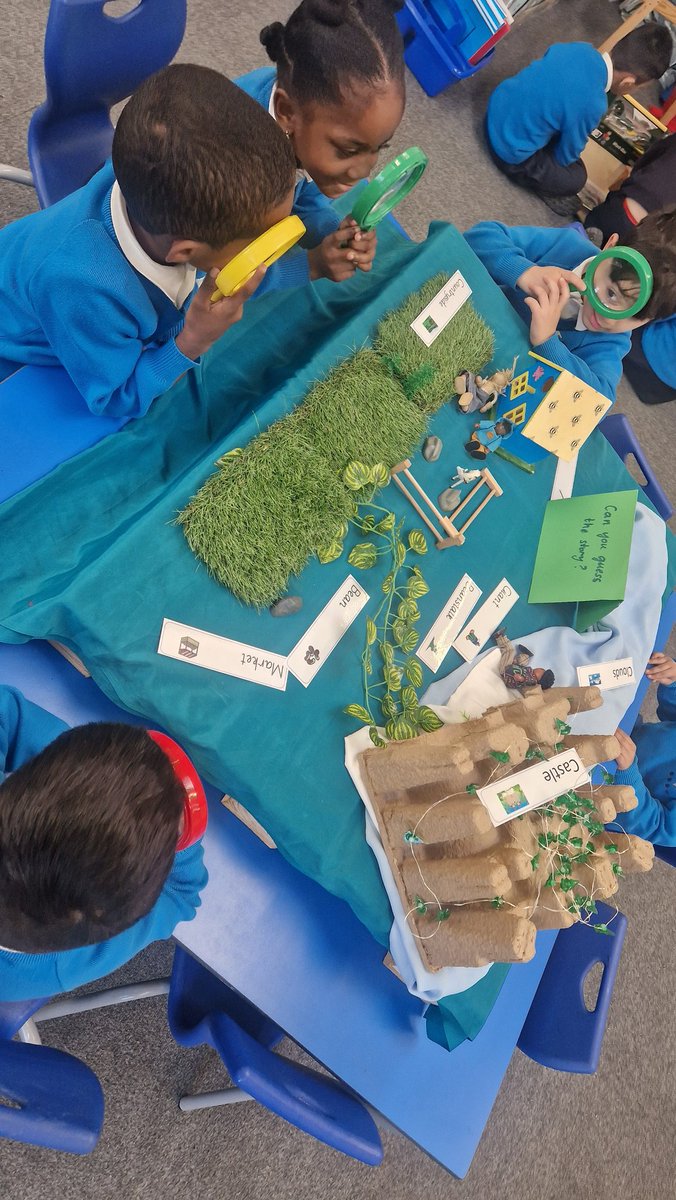 eyfsarkvic's tweet photo. What a fantastic and exciting first day we had in Reception. We had so much fun exploring our new story! Can you guess which story we are looking at for English? 🫘🌱👦🏼🏰
#teamarkvic #EYFS #playingandexploring https://t.co/XvsoREynub