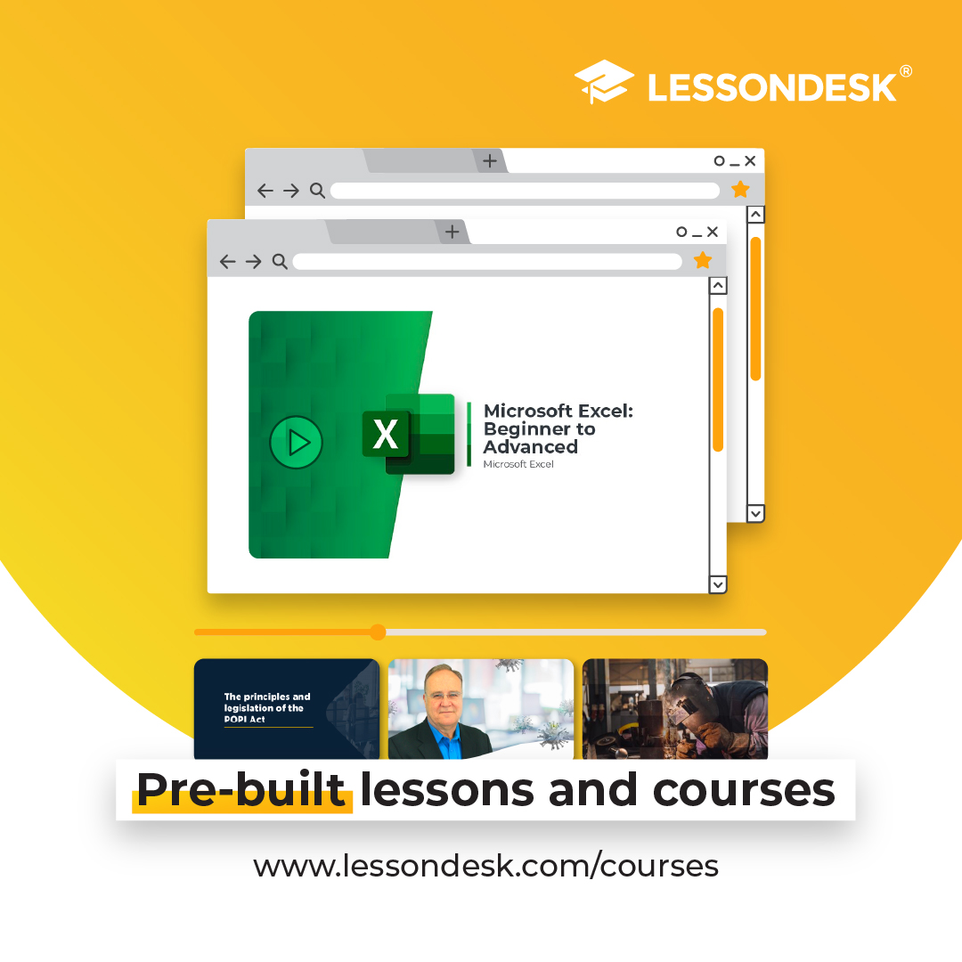LessonDesk's tweet image. Searching for off-the-shelf #courses to upskill your employees? Look no further because we have the perfect selection for you! Visit lessondesk.com/courses to learn more.
#onlinecourses #onlinecourse #stafftraining #employeetraining