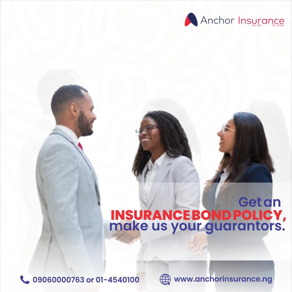 InsuredByAnchor's tweet photo. Are you applying for that big contract? Get an Insurance Bond from us today and secure your place at the top.
Call us for details.
#InsureWisely #insurancepolicy #insurance #InsuranceIndustry #bond #legal #insurancebond #Guranteed https://t.co/psego3DlEK