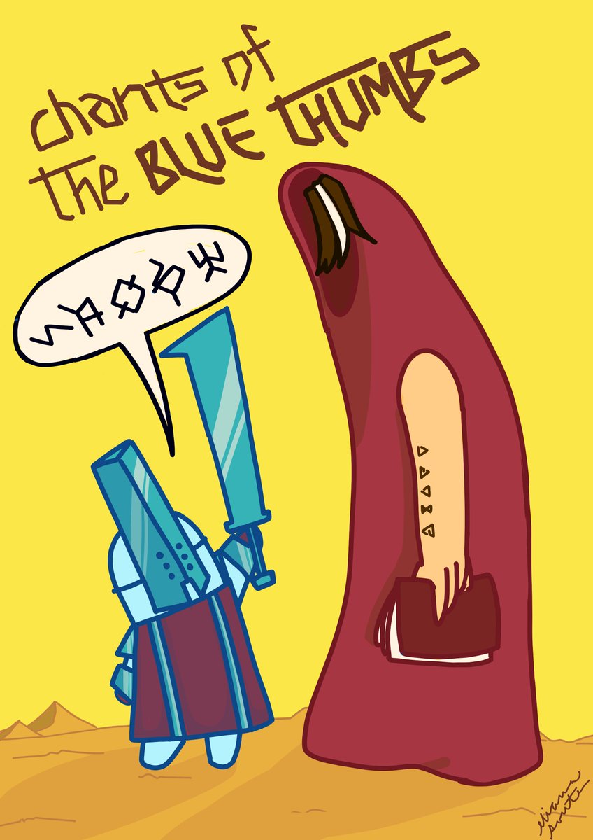 e_liana_s's tweet photo. chants of the blue thumbs 

#cellbitfanart #chantsofsennaar https://t.co/1nAps3RxyS