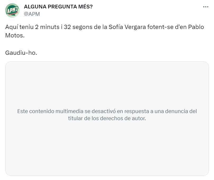 Vaya, Pablo. Si es que ya no se puede decir nada.