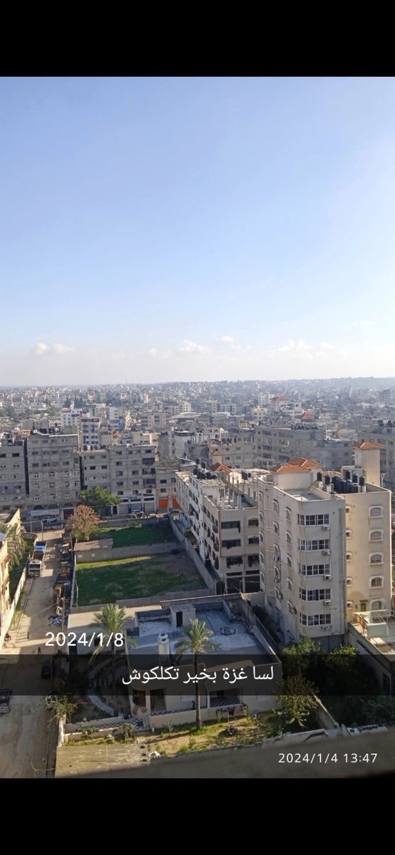 DwaimaHeba's tweet photo. بعد فراق 3 شهور أنا شفت إطلالة بيتي في غزة، بكيت دموع قهر، دموع شوق، الإطلالة اللي كنت اتنقل بين طوابق البرج واقف اتأمل غزة ما كنت بعرف هنحرم منها قسرا لا اختيارًا، 
بدي اروح عالدار، اشتقت للدار. https://t.co/recy4WTUnJ