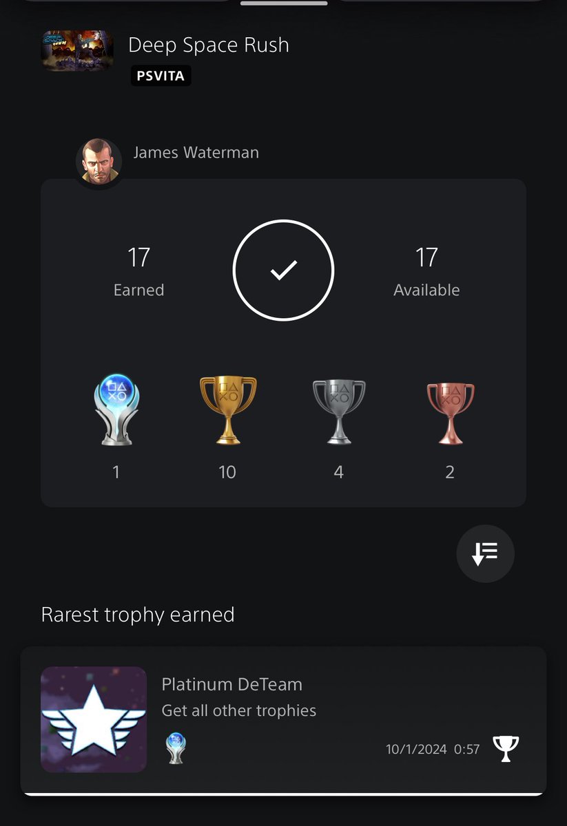 JamesWaterman4's tweet photo. My 22nd and 23rd Platinums achieved last night. Within the hour. 

#PSVITA #PlayStation #Trophyhunt #Platinum https://t.co/rlsBTy3yfZ